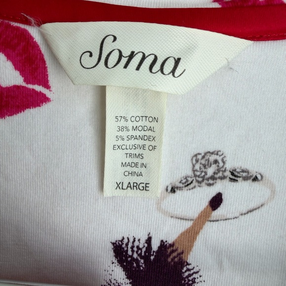 SOMA embraceable pajama set Size XL - Picture 8 of 12